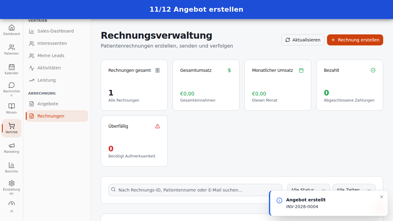 Angebot erstellen