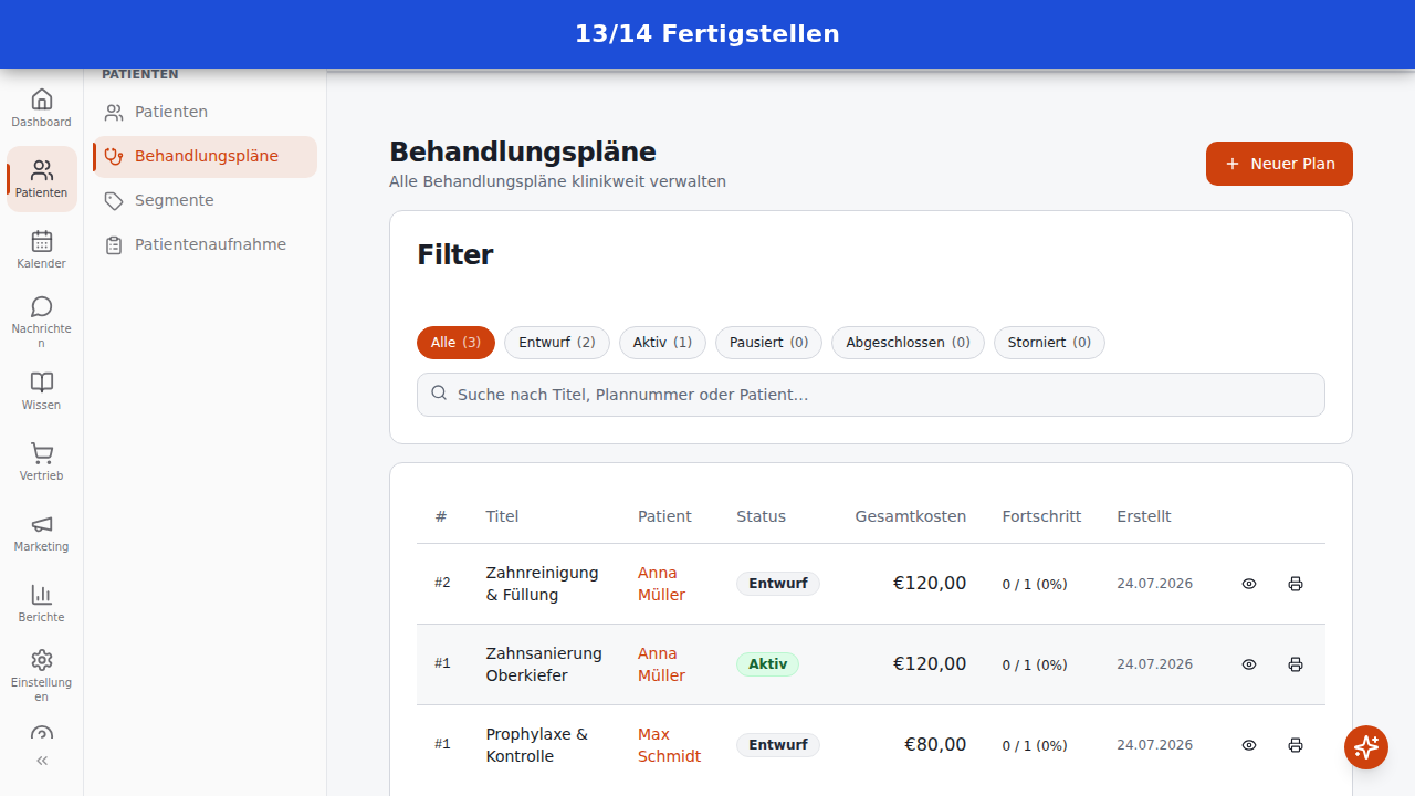 Fertigstellen