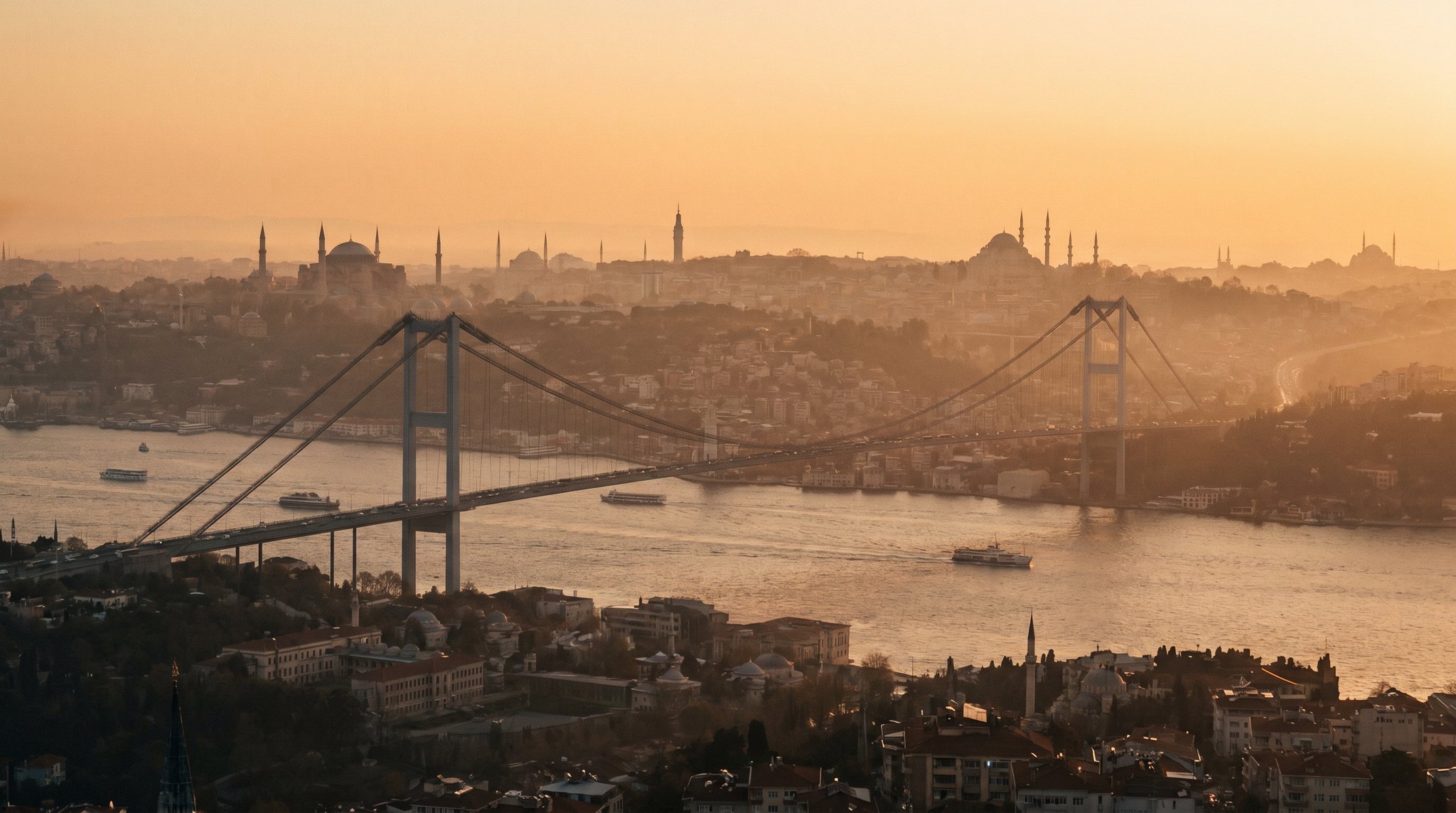 Istanbul am Bosporus zur goldenen Stunde — Europas führendes Zentrum für ästhetische Zahnmedizin